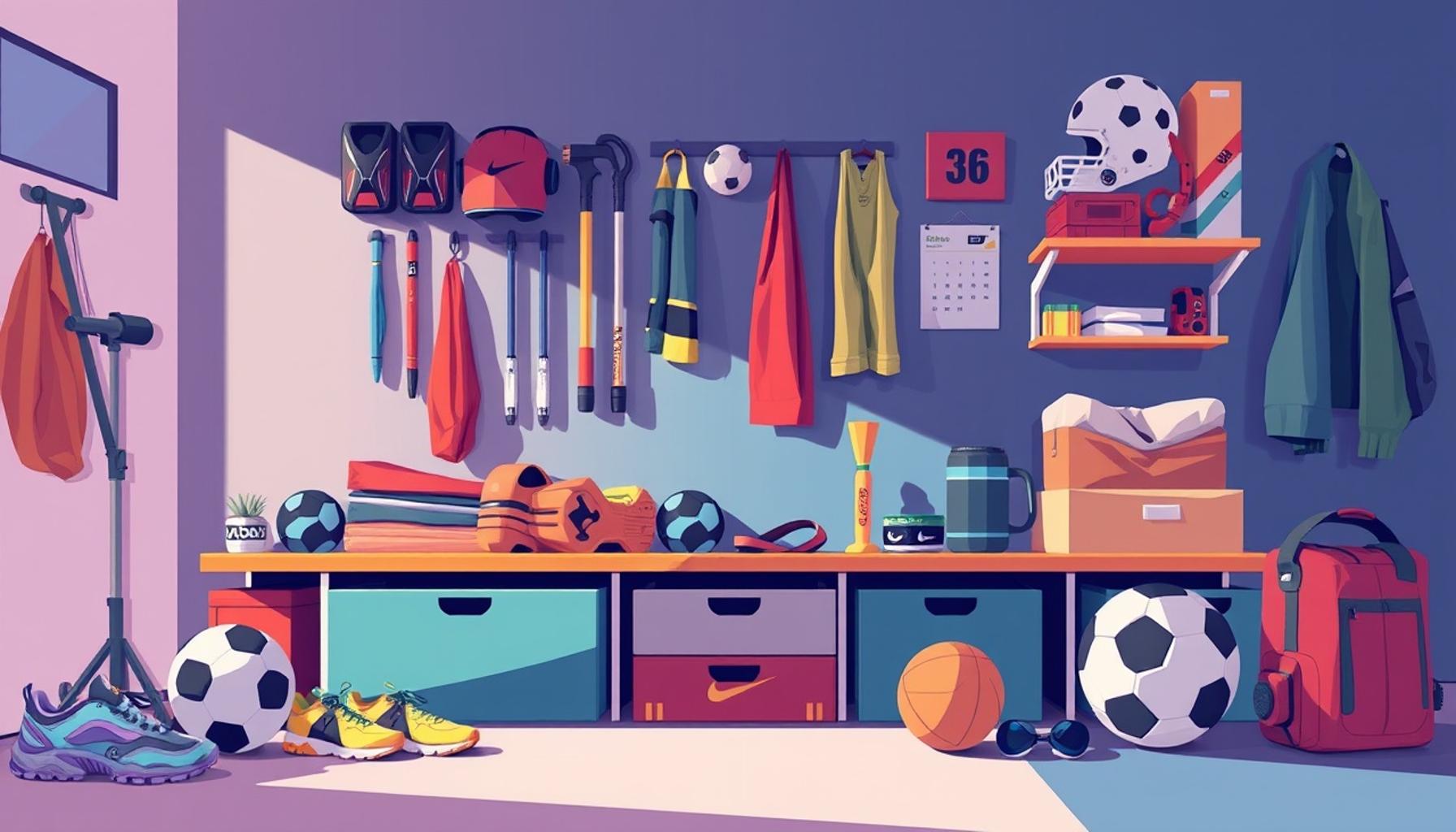Minimalist Tips Organizing Sports  Leisure Gear Efficiently